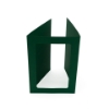 Picture of Rectangular Aperture A6 Cards - Green (Pack Of 5)