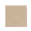 Picture of Fancy Frame aperture square cards - Cream (Pack of 5)