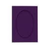 Picture of Oval Aperture A6 Cards - Purple (Pack Of 5)