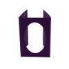 Picture of Oval Aperture A6 Cards - Purple (Pack Of 5)