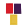Picture of Rectangular Aperture A6 Cards - Bright Mixed Colours (Pack Of 6)