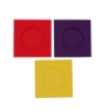 Picture of Round aperture square cards - Bright Mixed Colours (Pack of 6)