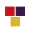 Picture of Square aperture square cards - Bright Mixed Colours (Pack of 6)