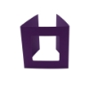 Picture of Square aperture square cards - Purple (Pack of 5)