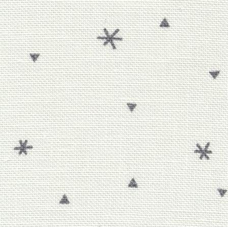 Zweigart Sparkle White/Grey Stars 32 Count Belfast Linen Evenweave (1369) (Multi - Imagen 2 de 5