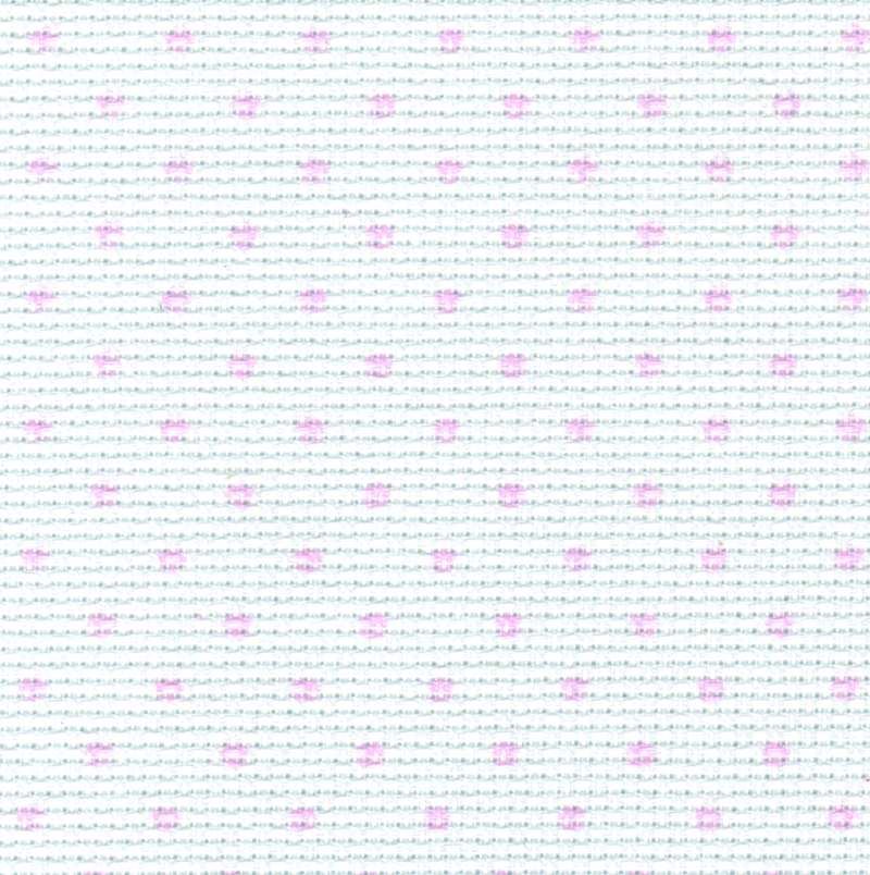 Motivo de puntos rosados Zweigart 14 unidades Aida (4229) (múltiples tamaños disponibles) - Imagen 4 de 5