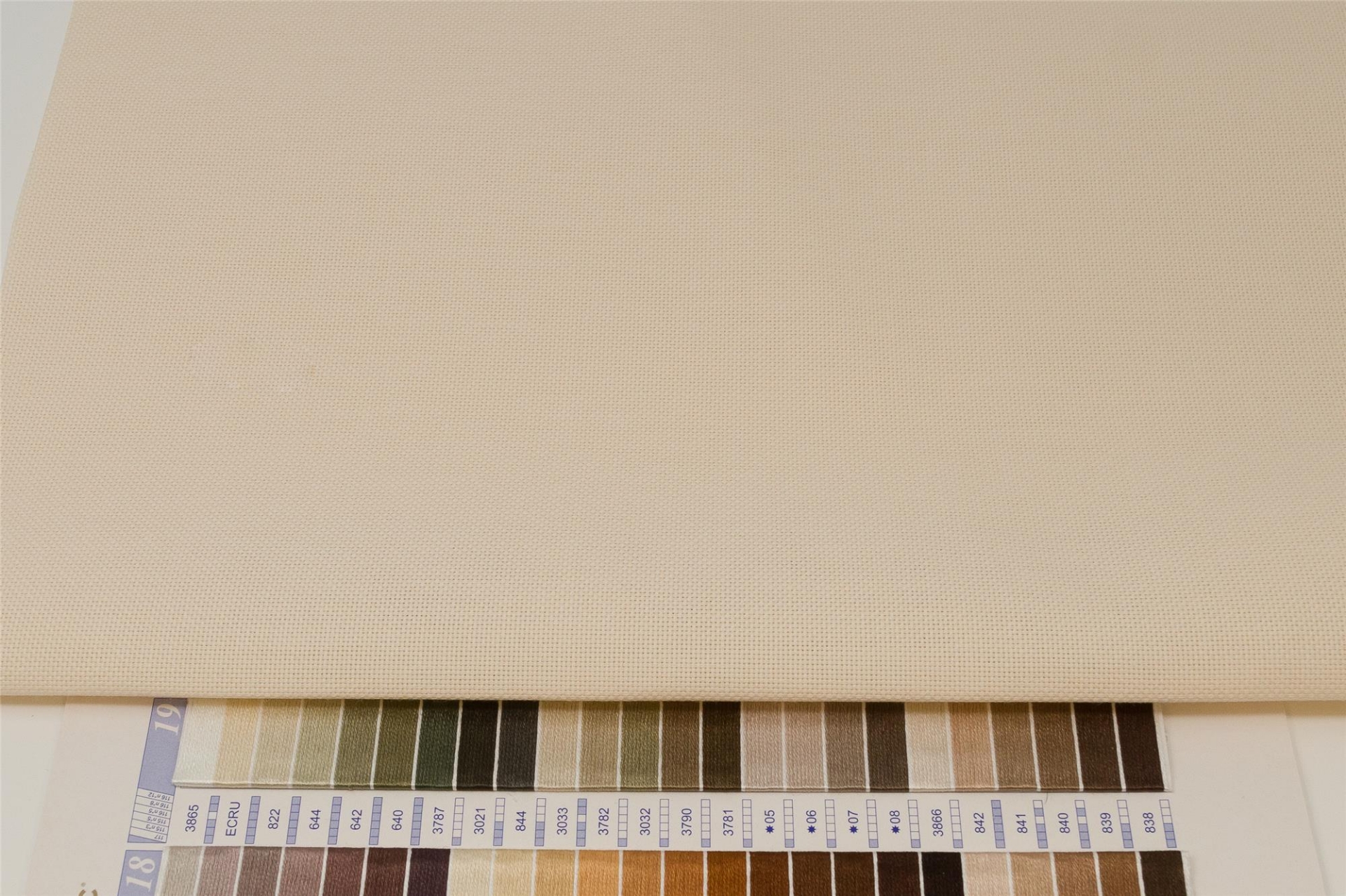 Zweigart marfil/crema 22 unidades algodón hardanger tejido uniforme (264) (múltiples tallas A - Imagen 4 de 10