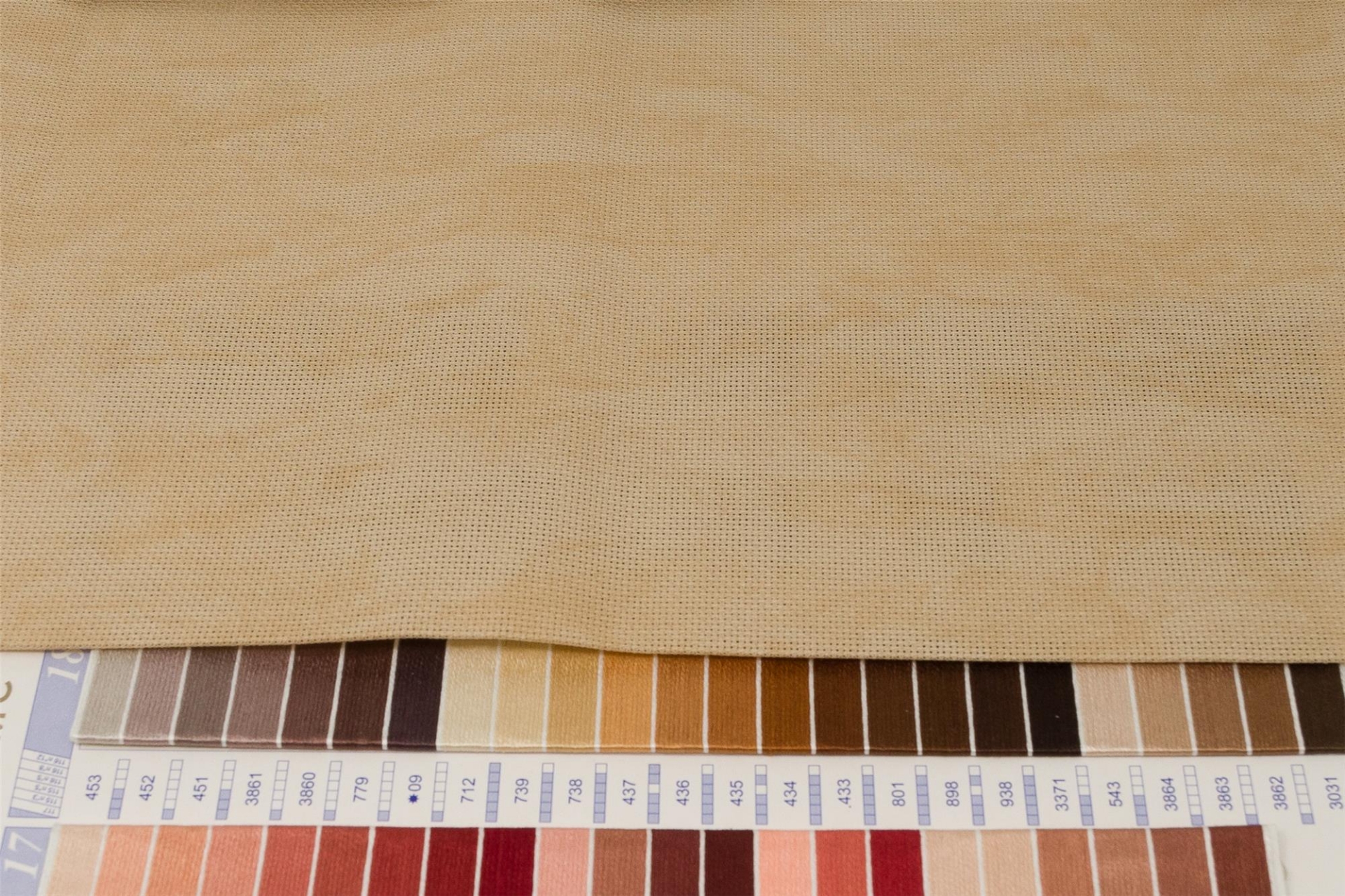Zweigart Vintage Landmokka/Beige 20 Stück Aida (3009) (mehrere Größen verfügbar - Bild 4 von 10