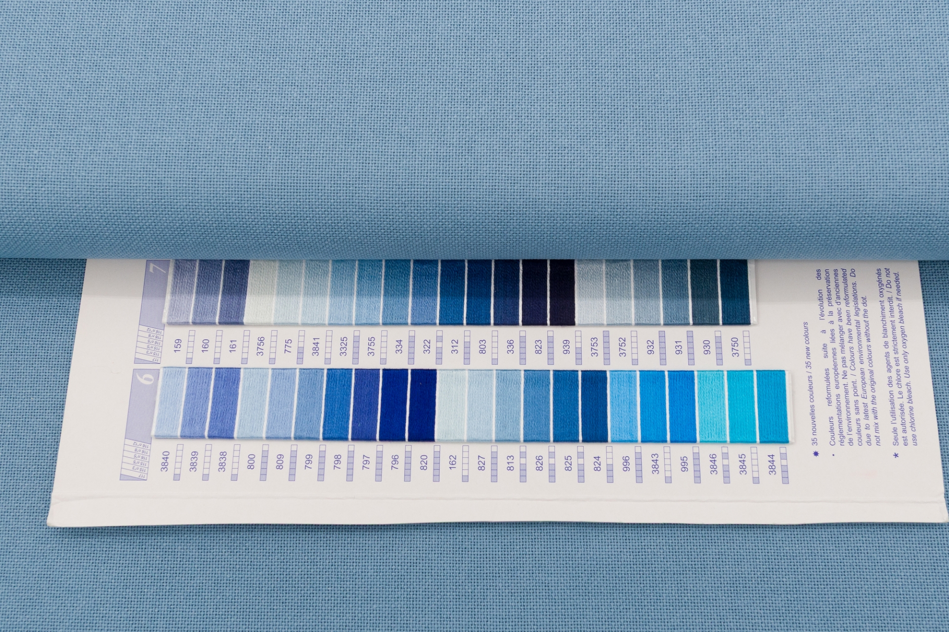 Zweigart Denim 25 Count Lugana Cotton Evenweave (5116) (Multiple Sizes Available