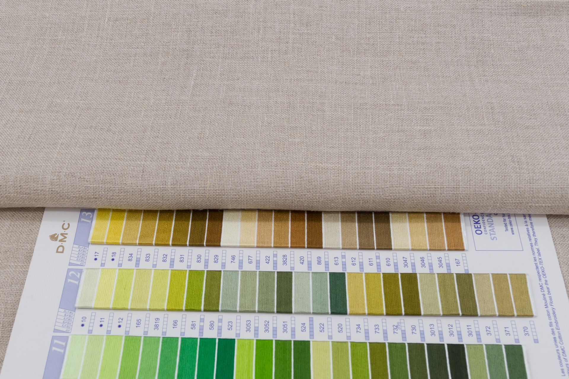Zweigart Stone 28 Count Cashel Linen Evenweave (52) (Múltiples tamaños disponibles) - Imagen 4 de 10