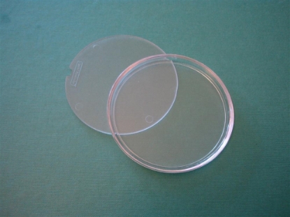 Picture of 5 Acrylic Clear Round Plastic Coasters and 5 Acrylic Clear Square Coasters (extra depth for craft)