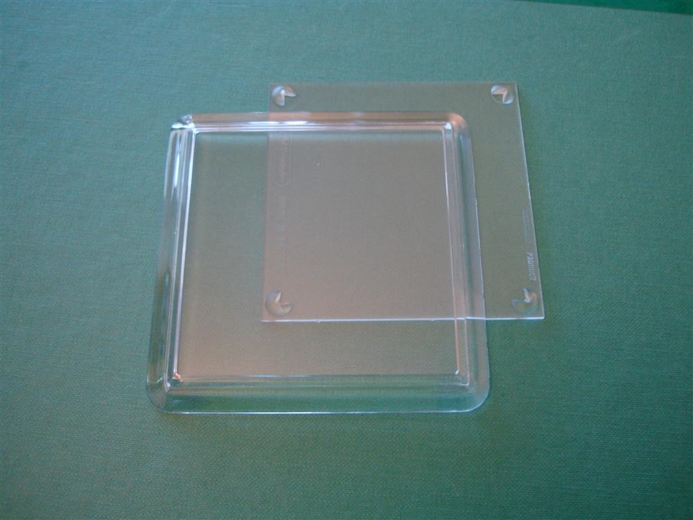 Two Hundred Acrylic Clear Square Plastic Coasters Bulk Packaging (extra ...