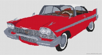 Picture of 1958 Plymouth Fury (Christine) Cross Stitch