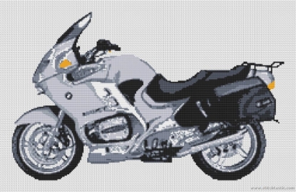 Picture of BMW R1150RT 2004 Motorcycle Cross Stitch