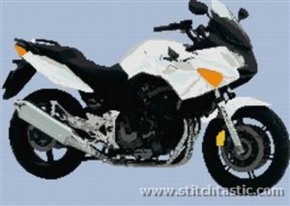 Picture of Honda CBF 600 Motorcycle Cross Stitch