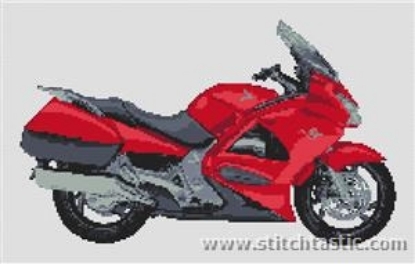 Picture of Honda Pan European  Motorcycle Cross Stitch