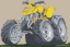 Show details for Quad Bike Caricature Cross Stitch Picture of Quad Bike Caricature Cross Stitch