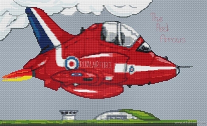 Picture of Red Arrows Cross Stitch