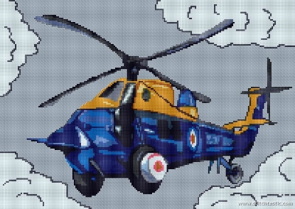 Picture of Rescue Helicopter Cross Stitch