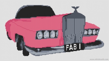 Picture of Thunderbirds Fab 1 Cross Stitch