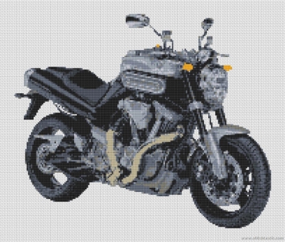 Picture of Yamaha MT 01 Motorcycle Cross Stitch