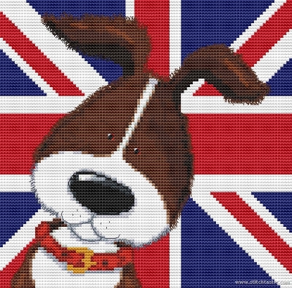 Picture of Harry & Friends Brown Dog Cross Stitch