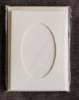 Picture of Oval Aperture A5 Cards - Cream (Pack Of 4)