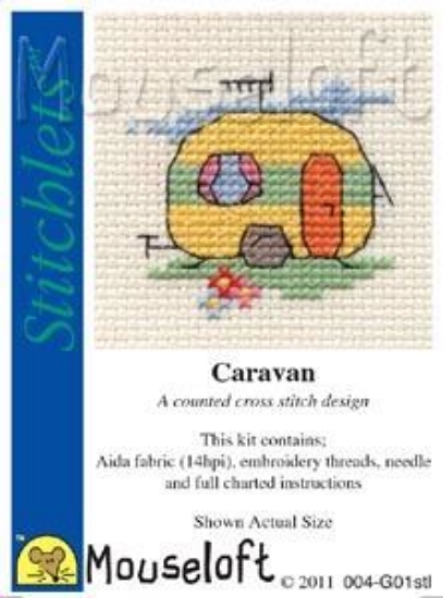 Picture of Mouseloft "Caravan" Stitchlets Cross Stitch Kit