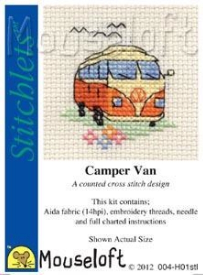 Picture of Mouseloft "Camper Van" Stitchlets Cross Stitch Kit