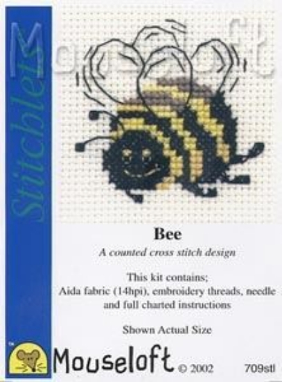 Picture of Mouseloft "Bee" Stitchlets Cross Stitch Kit