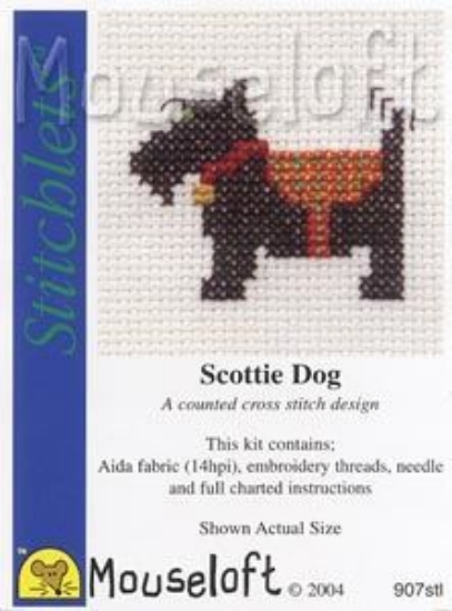 Picture of Mouseloft "Scottie Dog" Stitchlets Cross Stitch Kit