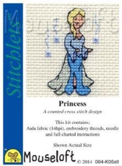 Picture of Mouseloft "Princess" Stitchlets Cross Stitch Kit