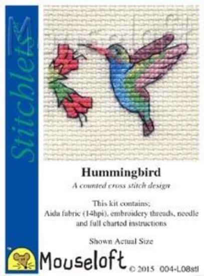 Picture of Mouseloft "Hummingbird" Stitchlets Cross Stitch Kit