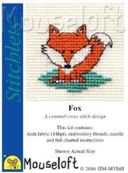 Picture of Mouseloft "Fox" Stitchlets Cross Stitch Kit