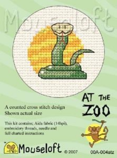 Picture of Mouseloft "Snake" At The Zoo Cross Stitch Kit