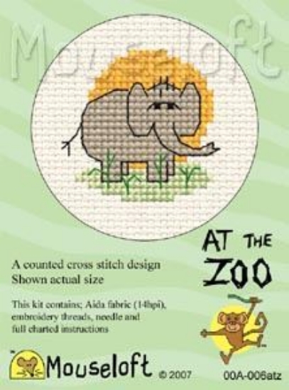 Picture of Mouseloft "Elephant" At The Zoo Cross Stitch Kit