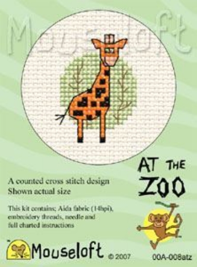 Picture of Mouseloft "Giraffe" At The Zoo Cross Stitch Kit