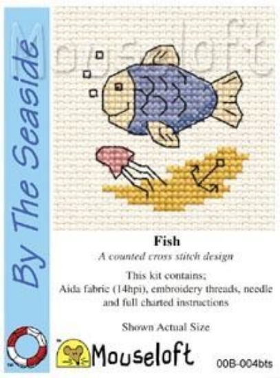 Picture of Mouseloft "Fish" By The Seaside Cross Stitch Kit
