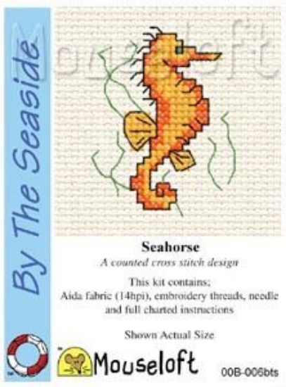 Picture of Mouseloft "Seahorse" By The Seaside Cross Stitch Kit