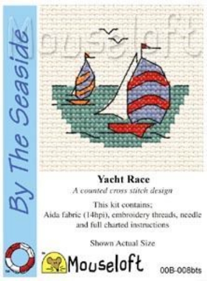 Picture of Mouseloft "Yacht Race" By The Seaside Cross Stitch Kit