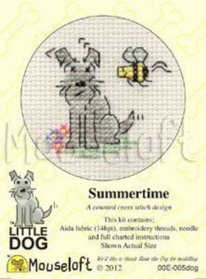 Picture of Mouseloft "Summertime" Little Dog Cross Stitch Kit