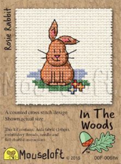 Picture of Mouseloft "Rosie Rabbit" In The Woods Cross Stitch Kit