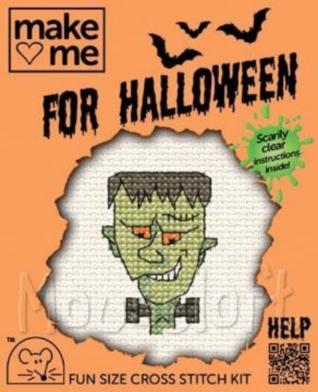 Picture of Mouseloft "Frankie" Make Me for Halloween Cross Stitch Kit