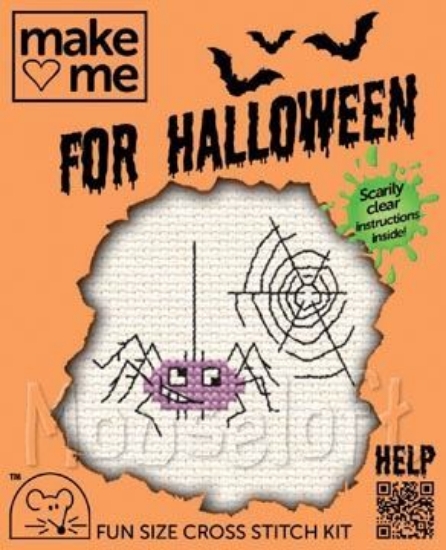 Picture of Mouseloft "Spider" Make Me for Halloween Cross Stitch Kit
