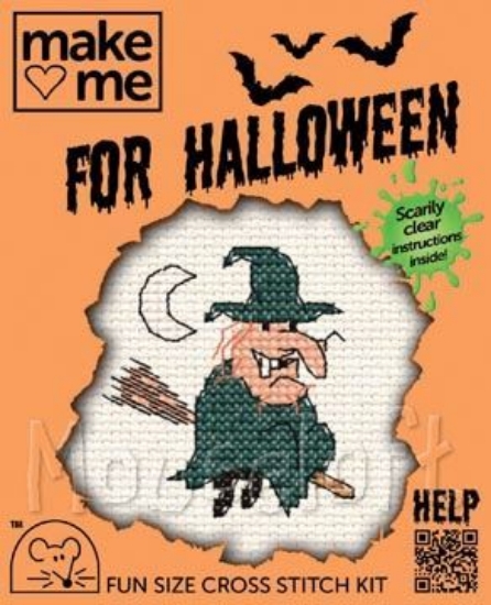 Picture of Mouseloft "Witch" Make Me for Halloween Cross Stitch Kit