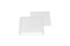 Picture of Ten Acrylic Clear Square Plastic Coasters (extra depth for craft) - 80mm x 80mm insert
