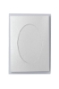 Picture of Oval Aperture C6/A6 Cards - White Shimmer (Pack Of 5)