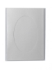 Picture of Oval Aperture A5 Cards - White Shimmer (Pack Of 4)