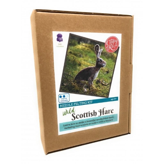 Picture of Wild Scottish Hare Needle Felting Kit