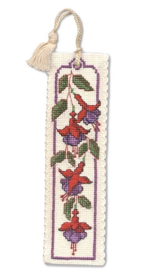 Picture of Fuchsias Bookmark Cross Stitch Kit